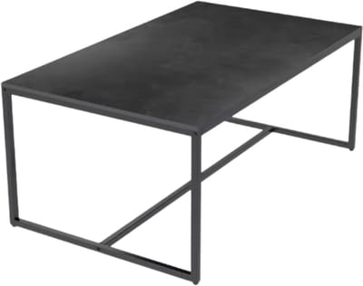 Eettafel Opulence - Marmer look - Uitschuifbaar - 150 to 180cm - Zwart