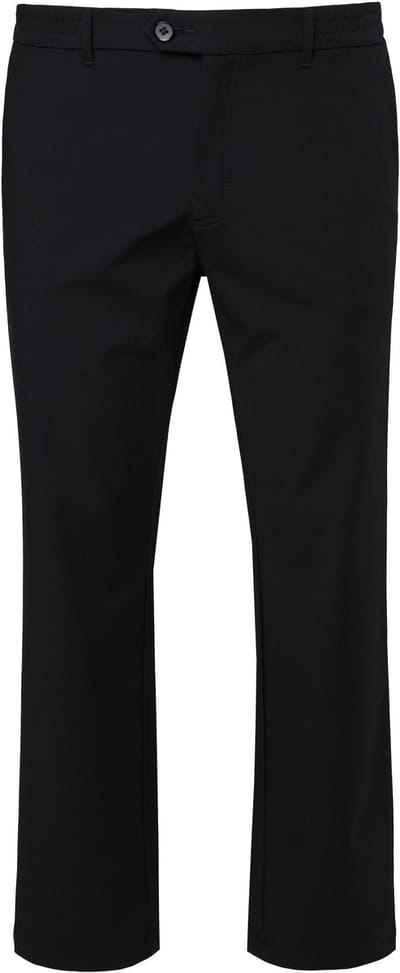 JP 1880 - Heren - Zakelijke broek business FLEXNAMIC® Buik-Fit instapband - Zwart - Maat 70