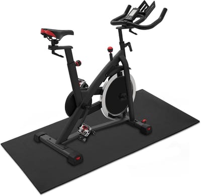 Dikke PVC Vloerbeschermmatten van 6 mm voor Sport- en Fitnessapparatuur, Antislip Trainingsmatten voor Crosstrainers en Loopbanden