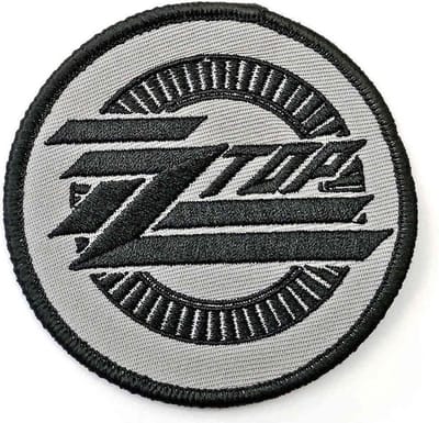 ZZ Top - Circle Logo Patch - Grijs/Zwart