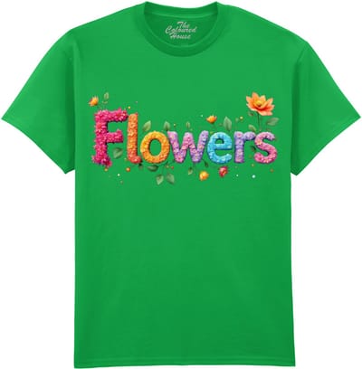 Bloemen Flowers The Coloured House T-shirt XXL