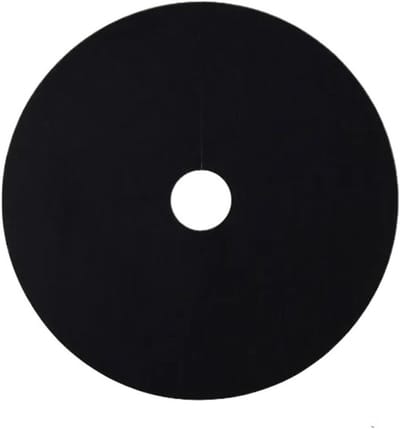 Boom Beschermingsmat - Vilten Bodemdoek - Onkruid Bestrijden - Vochtvasthoudend - 25 cm - Zwart