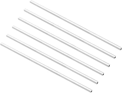 Vierkante Aluminium Buizen - 6mm x 6mm x 1mm - 300mm Lengte - Naadloze Pijp voor Machineframes - Aluminium Buis voor DIY Projecten