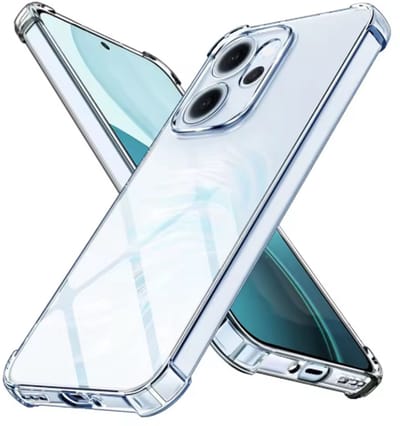 Hoesje Geschikt voor Oppo Reno 14 - Transparant - Casemania Anti-shock Back Cover - Extra Stevig Val en Stootbescherming