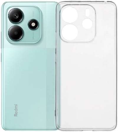 Transparant Dun TPU Hoesje Geschikt voor Xiaomi Redmi Note 14 4G | Back Cover | Lichtgewicht | Ultra Dun | Flexibel | Zacht | Doorzichtig
