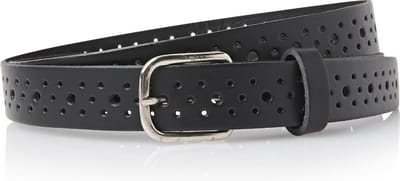 Timbelt Perfo Riem 2526 2.5 cm - Zwart - One size