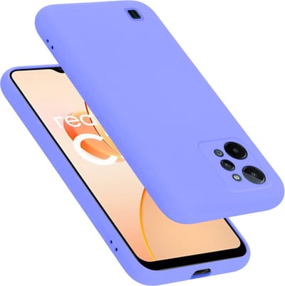 Cadorabo Hoesje geschikt voor Realme C31 in LIQUID LICHT PAARS - Beschermhoes gemaakt van flexibel TPU silicone Case Cover