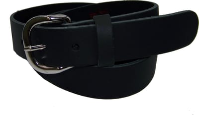 100% leer- 3 cm breed - Damesriem - zwart - taillemaat 90 cm.