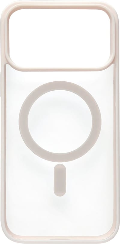 Hoesje Geschikt voor Apple iPhone 17 Pro Max - Roze - Casemania Magnetisch Bumper Back Cover Geschikt voor MagSafe - Zachte TPU Rand en Krasbestendige Transparante Achterkant Back Cover