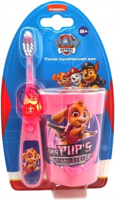 Paw Patrol Skye - Tandenborstel set met Timer