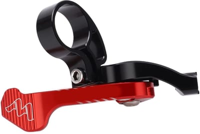 OmGoods - Dailygoody - Fietsaccessoires - Fietsstoeltje - Slijtvaste Zadelpen - Zwart Rood - Dropper Remote Lever - Geschikt voor Fietsers - Telecopische Schake.
