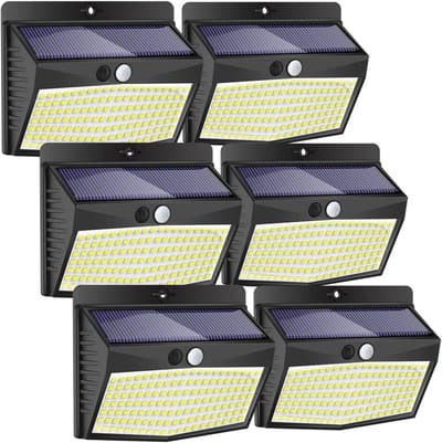 Zonnelamp met Bewegingsmelder voor Buiten - 138 LEDs, Waterdicht, Draadloos, Op Zonne-energie, 3 Modi