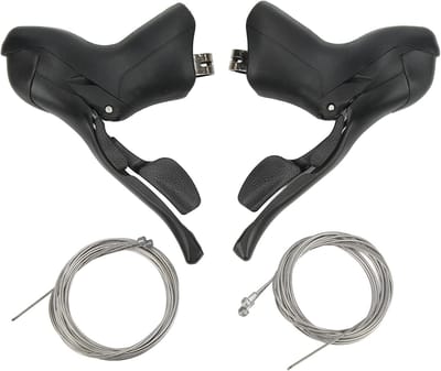 Fiets Remhendels - Schakelhendels Set - Fietsen Onderhoud - Compleet Inclusief Kabels - Universele Diameter - Aluminium