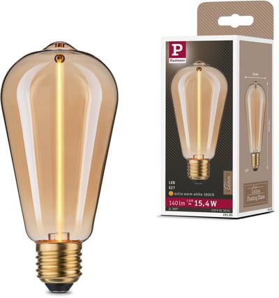 Floating Shine Standaard 230 V LED-kolf E27 140lm 2,8W 1800K Goud