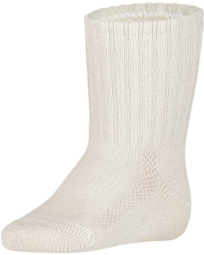 Soga - 2-Pack - Baby Merino Sokjes - Ongeverfd Zacht - Heren / Dames - ecru - 0-4 M - S1