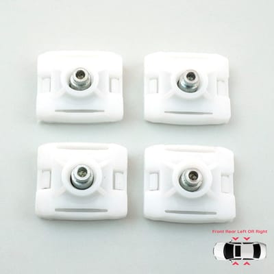 BWR1183 4 Stuks Raammechanisme Schuifscharniergeleider Klem voor Mercedes E Klasse W124 S W126 W140 W201 190 C W202 W203 1267200042