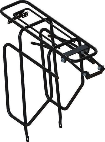 Steco Tubic Slim Design Achterdrager Tasafhouders 28 Inch Zwart