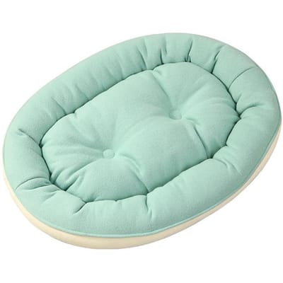 Hoge Kwaliteit Herfst en Winter Hondenhok Verdikte Ronde Voerbak Pluche Huisdier Mat S 46*62cm