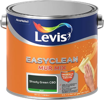 Levis - Easyclean Mur Mat Mix - Shady Green C80 - Mengverf - 2,5 L