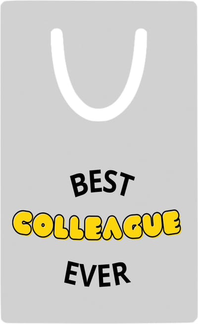 Hacebo® - Best colleague ever metalen boekenlegger- Collega - iemand die een collega is - werk - beste collega - verjaardagscadeau - welkomscadeau - afscheidscadeau - gift - geschenk - kado - verrassing Bladwijzer boekenleggers - 7.6 cm x 5cm