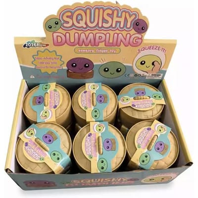 Levendige 12 Stuks Meerkleurige Dumpling Squishes Stressballen Langzaam Rijzend Schattig Stoom Broodje Kneed Speelgoed Angst Verlichtend Voor Kinderen Volwassenen