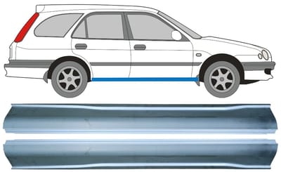 Reparatie dorpel voor Toyota Corolla E11 1997-2002 / Links + Rechts / Set