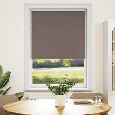 vidaXL - Rolgordijn - verduisterend - 104,4 - x - 175 - cm - stofbreedte - 100 - cm - koffiebruin