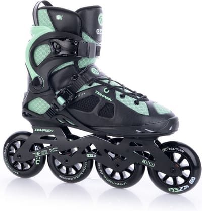 Tempish Ezza 90 Dames Skeelers – 4x90mm Wielen – Fitness Inline Skates – Zwart Groen – Maat 37