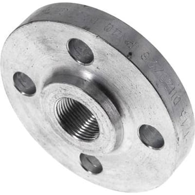 Draadflens DN20-PN40 Rp 3/4'' Verzinkt Staal DIN 2567 En EN 1092-1 (Type 13)