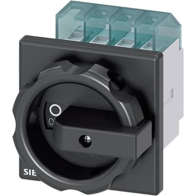 Siemens 3LD20030TK51 Belastbare scheidingsschakelaar Zwart 3-polig 6 mm² 16 A 690 V/AC