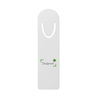 Hacebo® - Afscheid collega cadeau - metalen boekenlegger - Collega met opdruk - Collega kado - Collega cadeau - Collega afscheid - Klavertje vier - verjaardag - liefste Collega Bladwijzer boekenleggers - 12.7 cm x 3.2cm