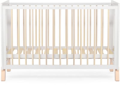 Kinderkraft NICO - Ledikant - 120x60 cm - Verstelbaar - Ombouwbaar - Wit
