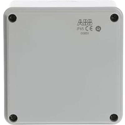 Adaptable Box met lage schroef op deksel IP65 - Thermoplastisch - Grijs