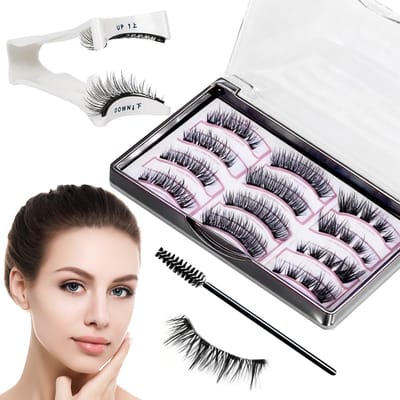 Magnetische Wimpers - Kunstwimpers Set - Dagelijkse Make-up - Natuurlijke Look - 6 Paar - Zwart