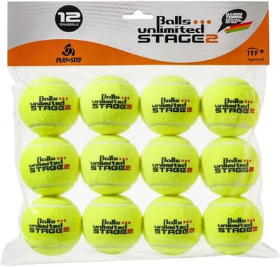 Voordelige Set van 12 Stage 2 Oefenballen: 50% Langzamer voor Kinderen