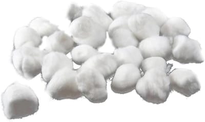 Wattenbolletjes - Cosmetische ballen - Make-up aanbrengen - Puur en katoen - 400 stuks - Wit