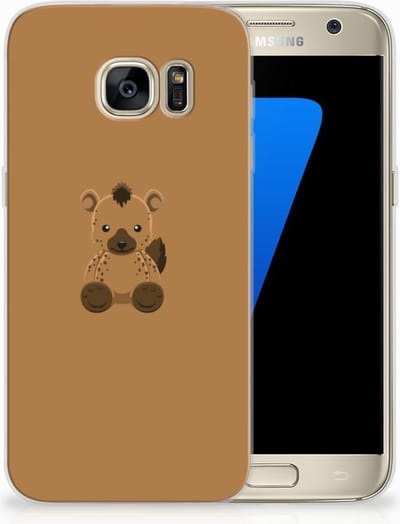 Samsung Galaxy S7 Telefoonhoesje met Naam Baby Hyena