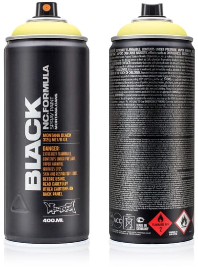 Montana BLACK TR1010 50% Yellow spuitbus 400ml