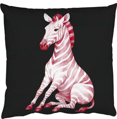 Sierkussens - Kussentjes Woonkamer - 50x50 cm - Zebra - Roze - Gestreept
