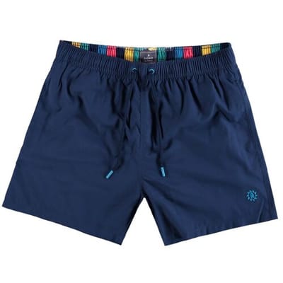 Ragman Swim Short Swimshorts Uni Color Night Blue / male
