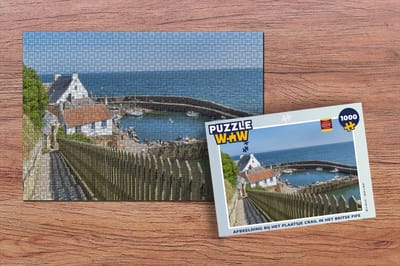 Puzzel Afbeelding bij het plaatsje Crail in het Britse Fife - Legpuzzel - Puzzel 1000 stukjes volwassenen
