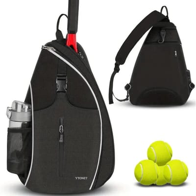 Nivard Padeltas - Padel Tas - Tennistas - Tennis - Rugzak - Hoes - Heren - Dames - Zak - Zwart
