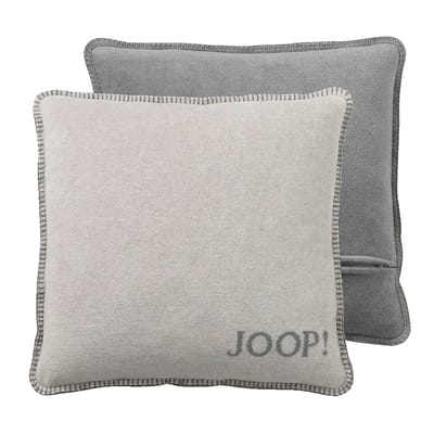 Uni-Doubleface Kussenhoes met twee verschillende zijden, effen, van katoenmix, 50 cm x 50 cm