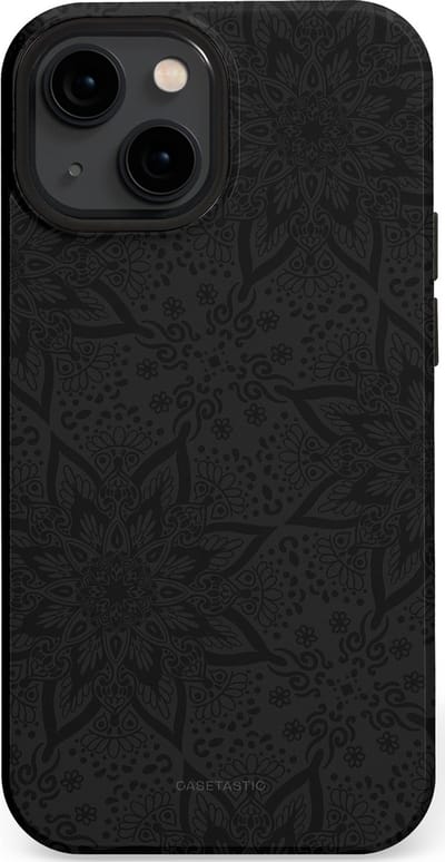 Casetastic Hoesje Geschikt voor Apple iPhone 13 Mini Magsafe - Stijlvolle Beschermende Duo-layer Case - Mandala stijl