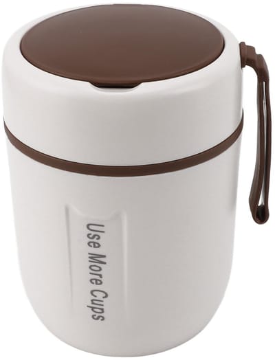 Dailygoods- Soeppot 500 ml - Roestvrij Staal - Voedselveilig - Lichtgewicht - Geschikt voor Kinderen - Ideaal voor Schoolmaaltijden - Voedselcontainer