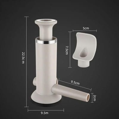 Remplisseur de saucisses horizontal en acier inoxydable, ustensile de cuisine fait maison pour saucisses white
