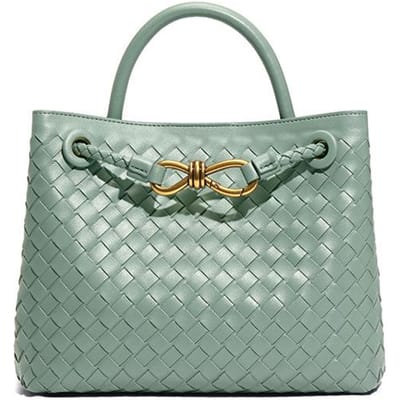 Handtas met grote capaciteit, Vrouwelijk uniek en elegant, Eenvoudige handgeweven tas, Praktisch en veelzijdig, Schoudertas crossbody gray