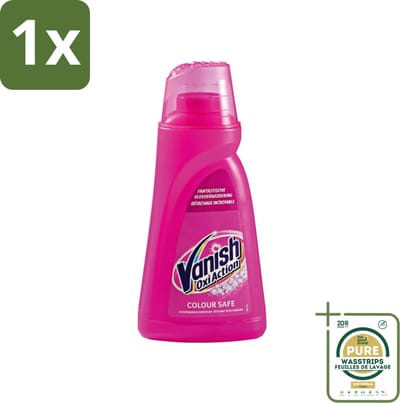 1 x Vanish Oxi Action - Veilige Kleur - Vlekkenverwijderaar Gel - Zonder Bleek - Gekleurde Was - 1 L- Vlekkenverwijderaar - Vetvlekken - Olievlekken - Make-upvlekken - Tomatensausvlekken