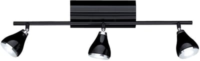 LED plafondspot woonkamer verlichting hal lamp zwarte spots verstelbaar WOFI 7803.03.60.0000