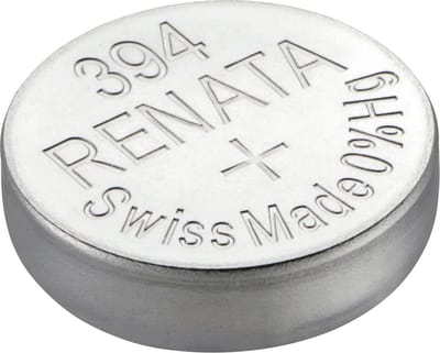 Renata 394 / SR936SW zilveroxide knoopcel horlogebatterij 2 (twee) stuks - Swiss Made
